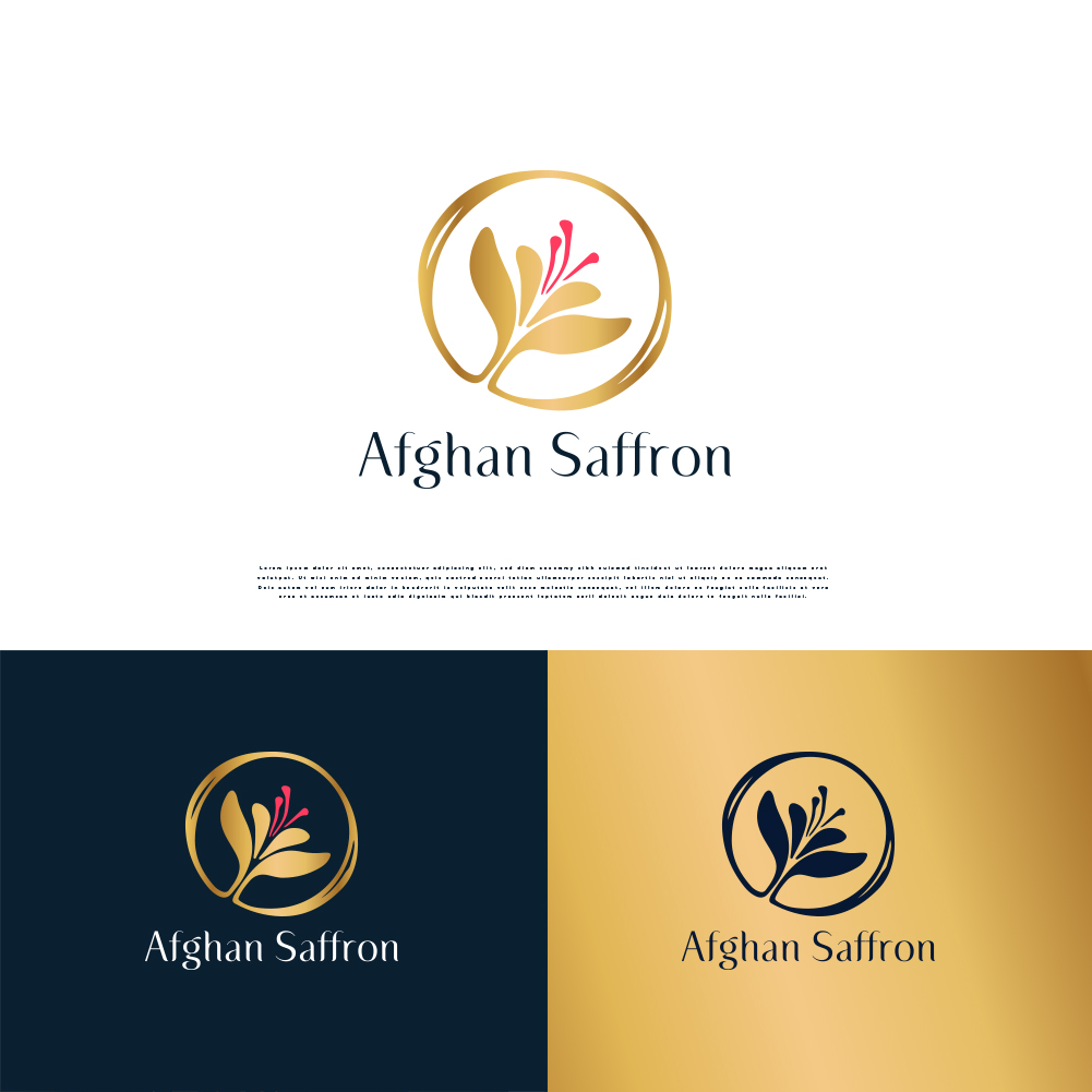 Logo Design by Sprinkle Studio for Afghan Saffron USA, LLC | Design #31930113