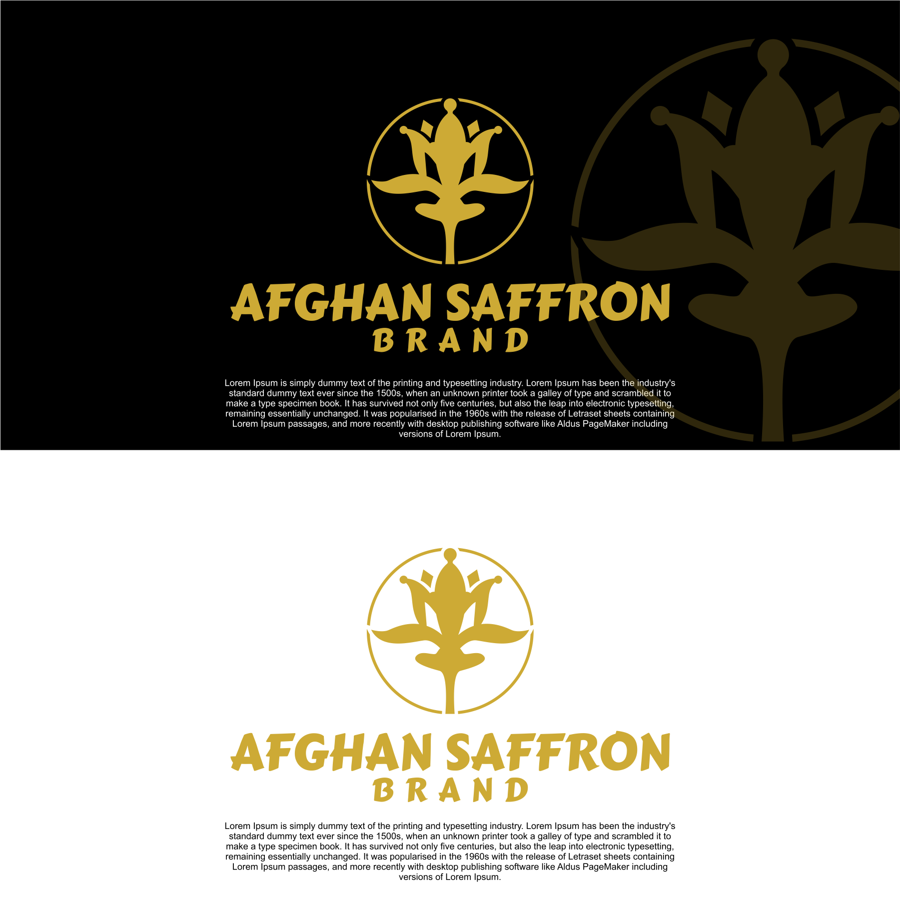 Logo Design by diego costa for Afghan Saffron USA, LLC | Design #31914393