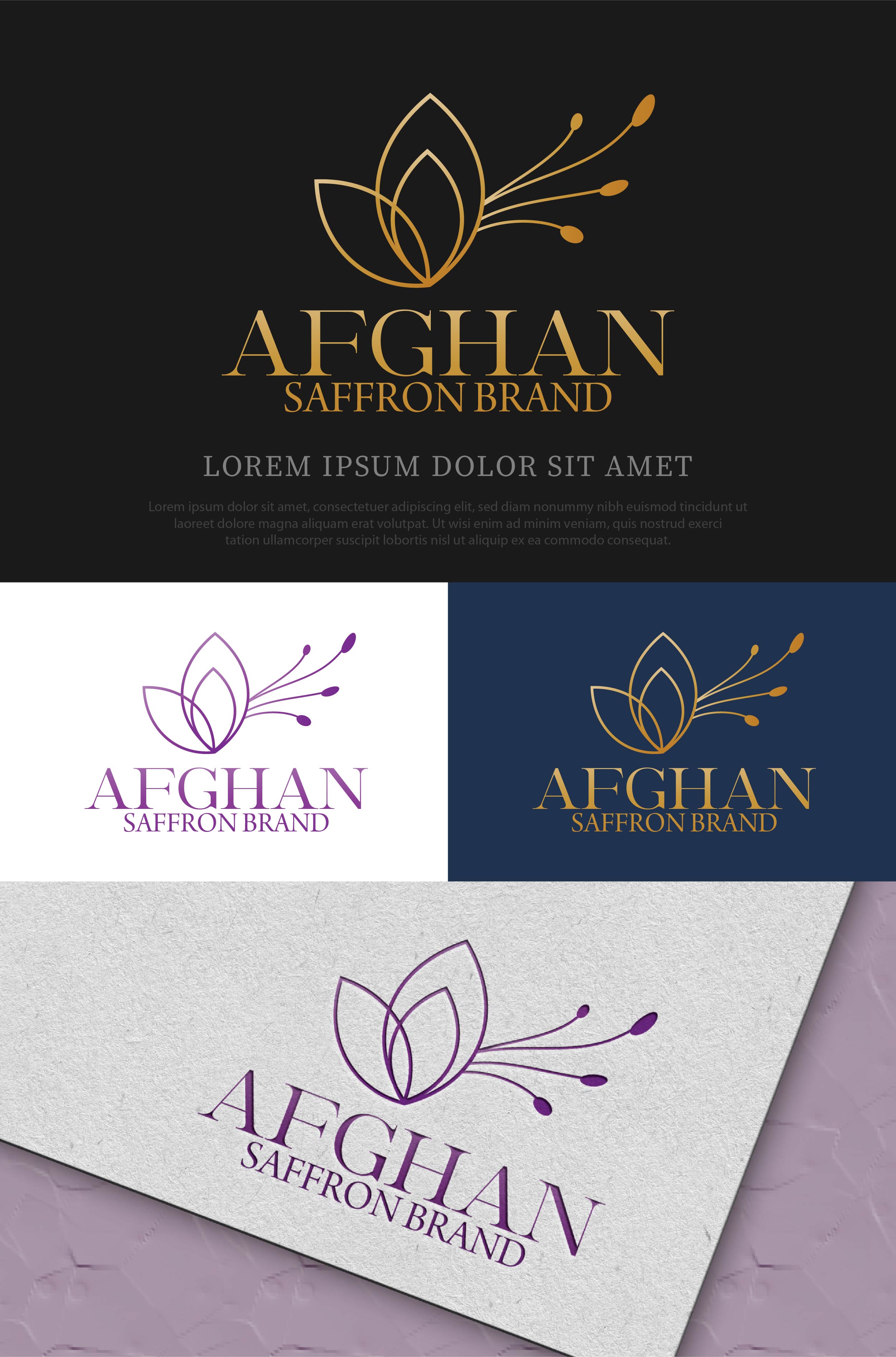 Logo Design by NasarLogo for Afghan Saffron USA, LLC | Design #31909358