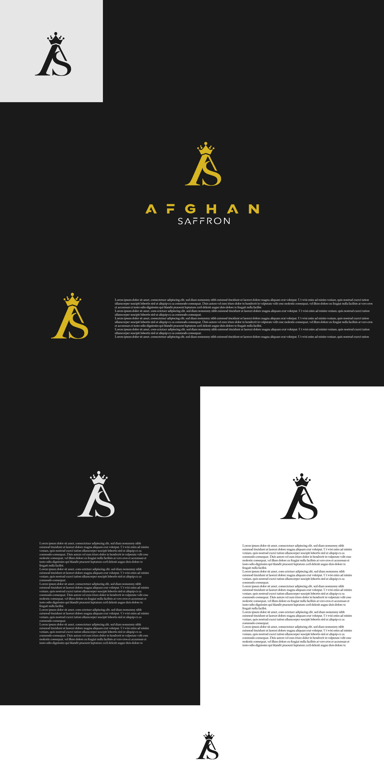 Logo Design by Art_lv for Afghan Saffron USA, LLC | Design #31892127