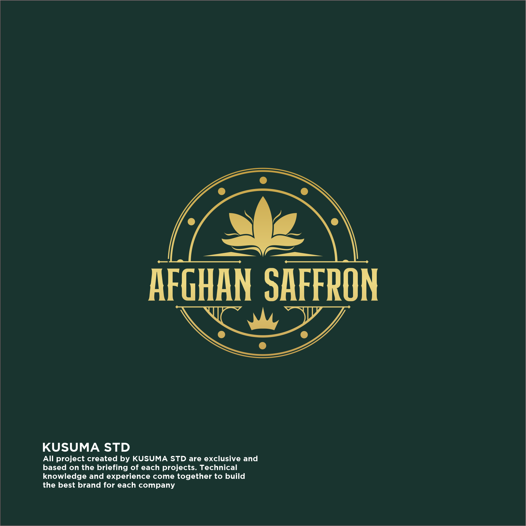 Logo Design by Kusuma Studio for Afghan Saffron USA, LLC | Design #31912039