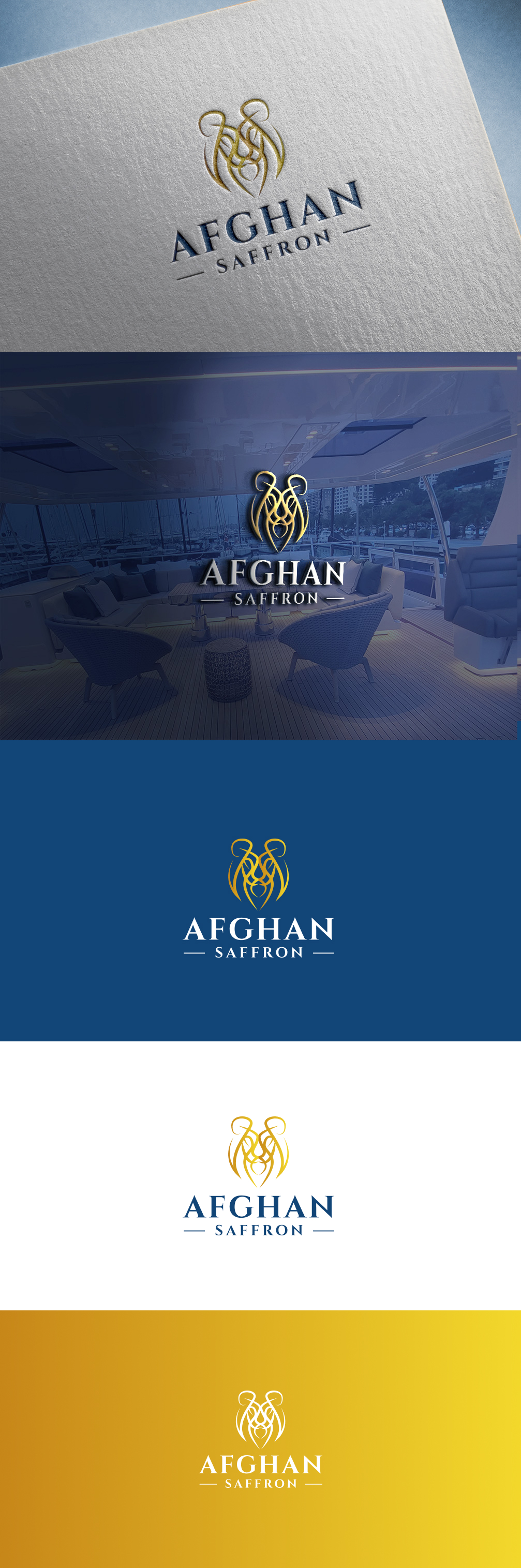 Logo Design by zeykan for Afghan Saffron USA, LLC | Design #32052608