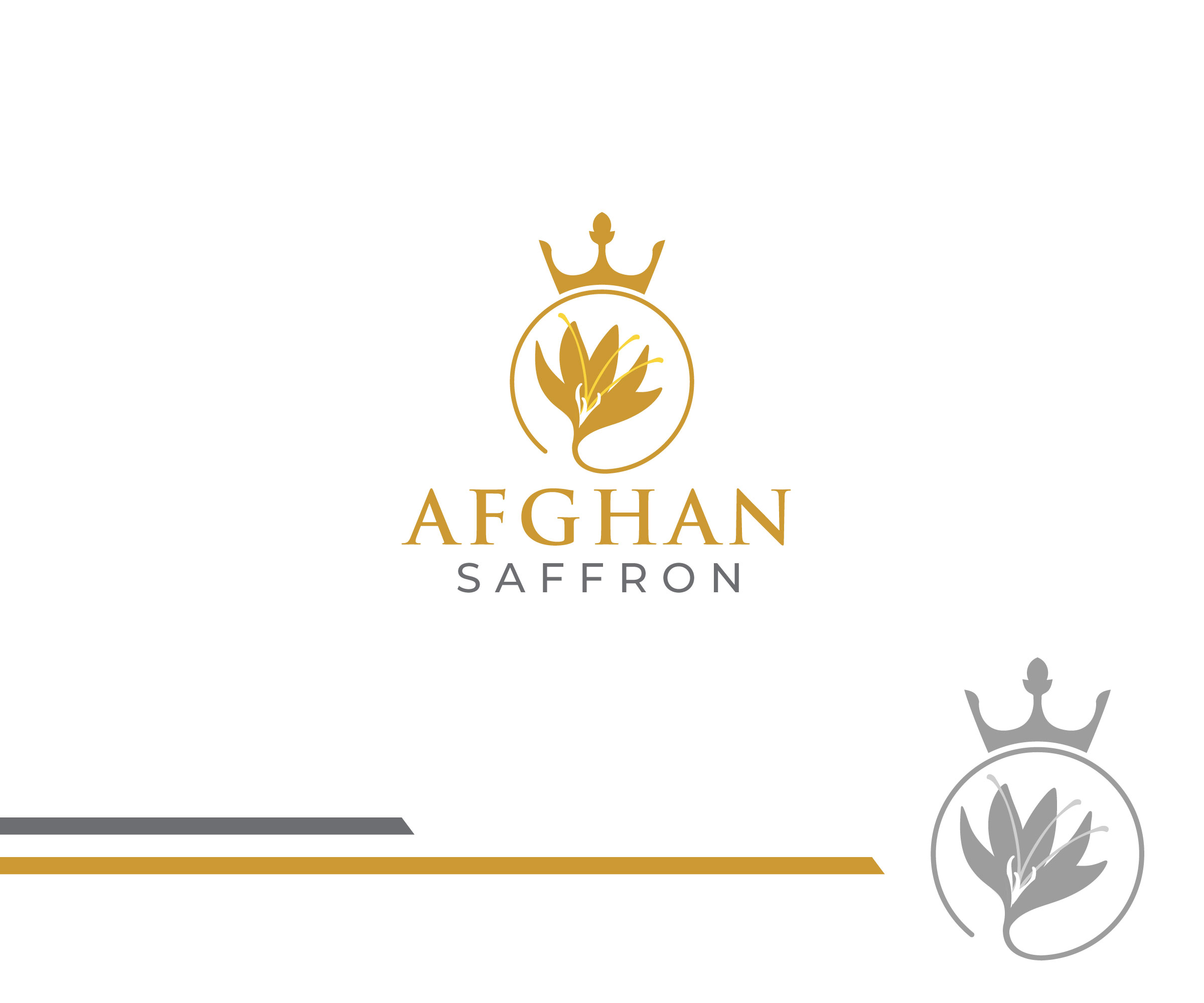 Logo Design by ecorokerz for Afghan Saffron USA, LLC | Design #31888184