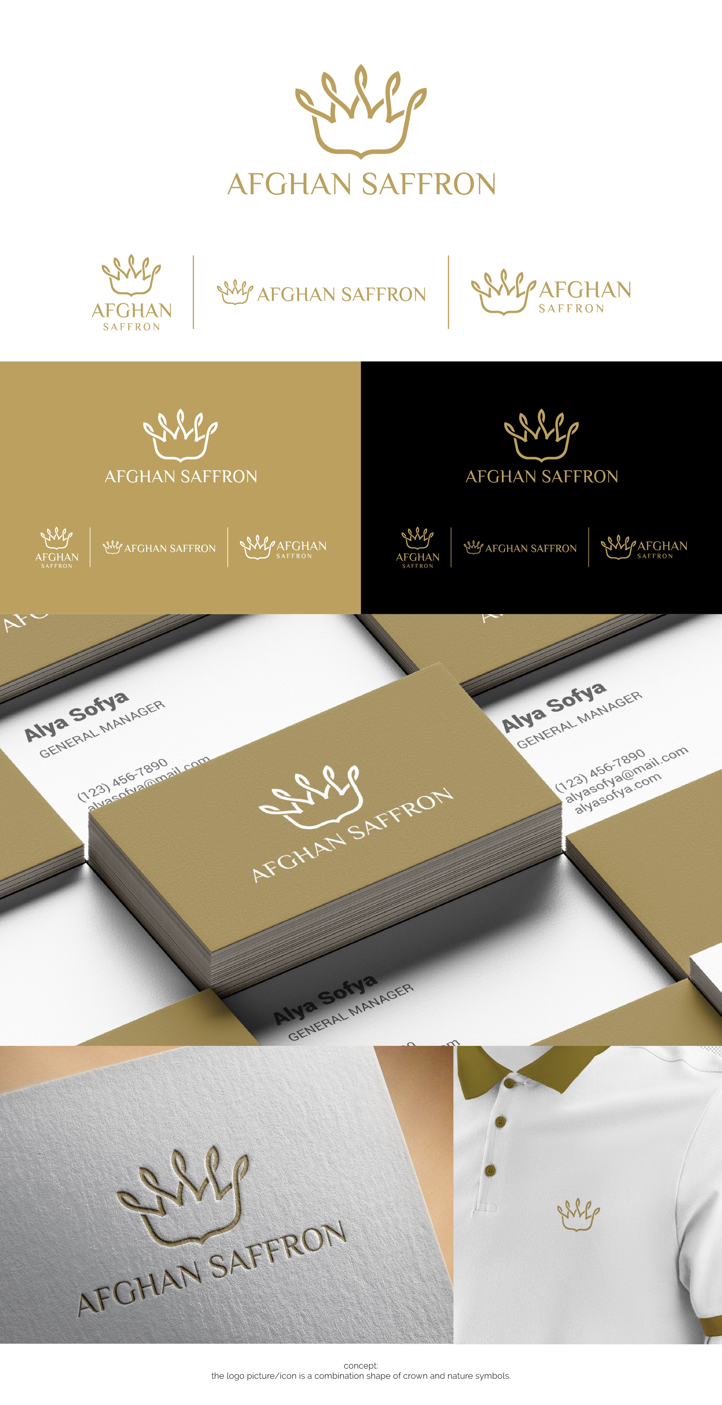 Logo Design by dicubit for Afghan Saffron USA, LLC | Design #31949285