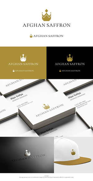 Logo Design by dicubit for Afghan Saffron USA, LLC | Design: #31949868