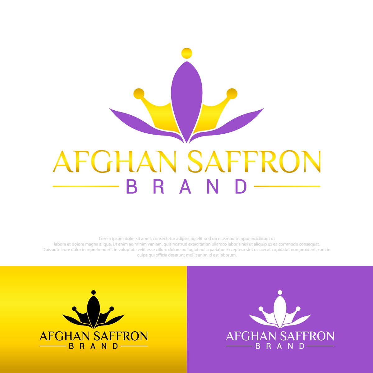 Logo Design by DesignLima for Afghan Saffron USA, LLC | Design #31890697