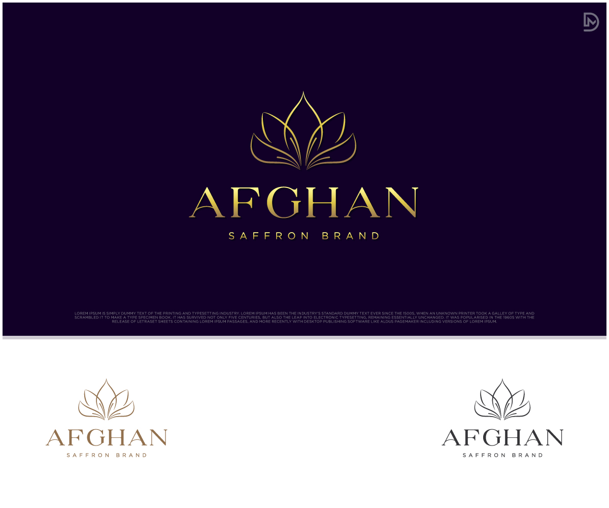 Logo Design by D_Mantra for Afghan Saffron USA, LLC | Design #31890925