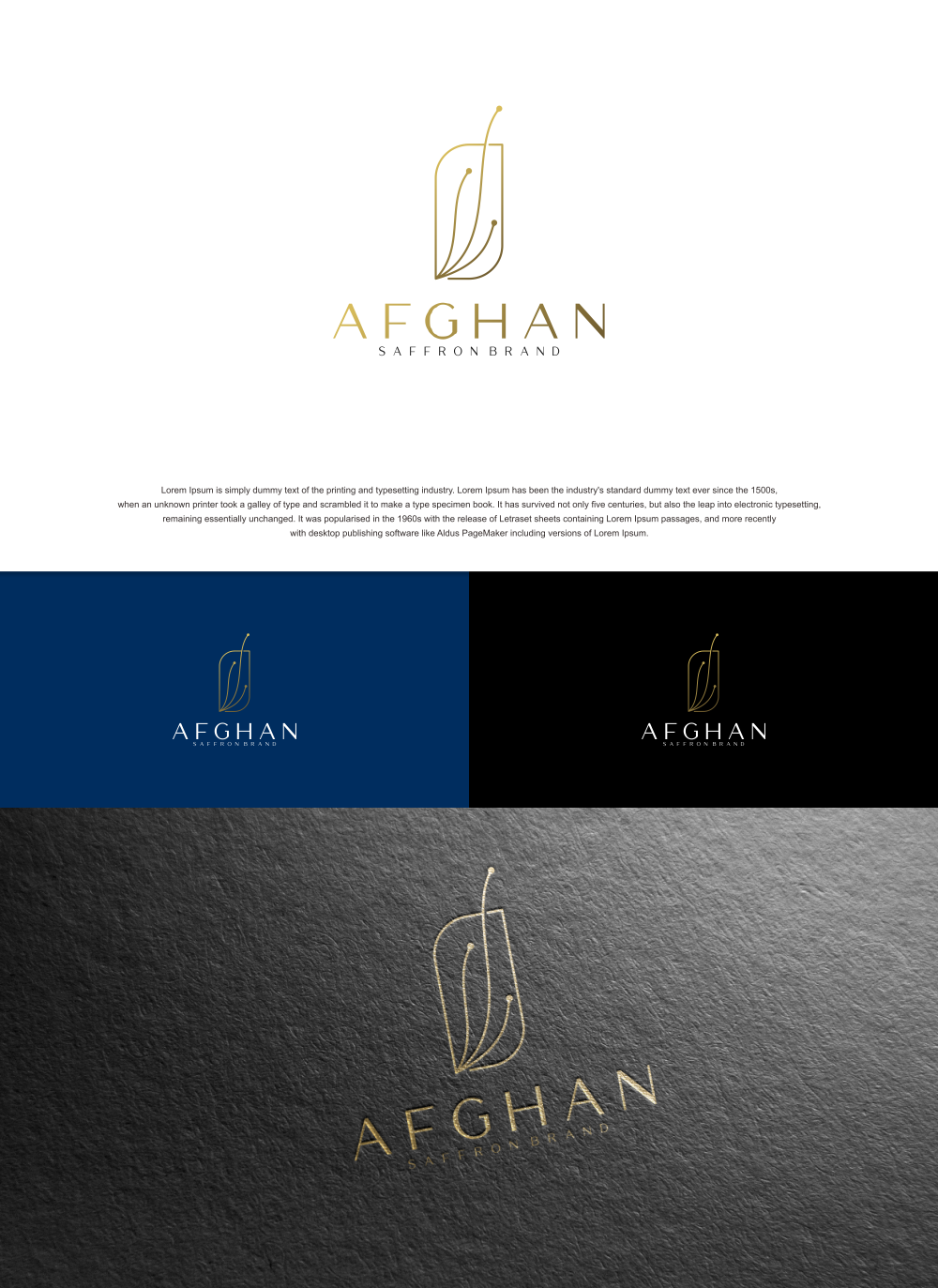 Diseño de Logo por adie soesanto para Afghan Saffron USA, LLC | Diseño #31902603