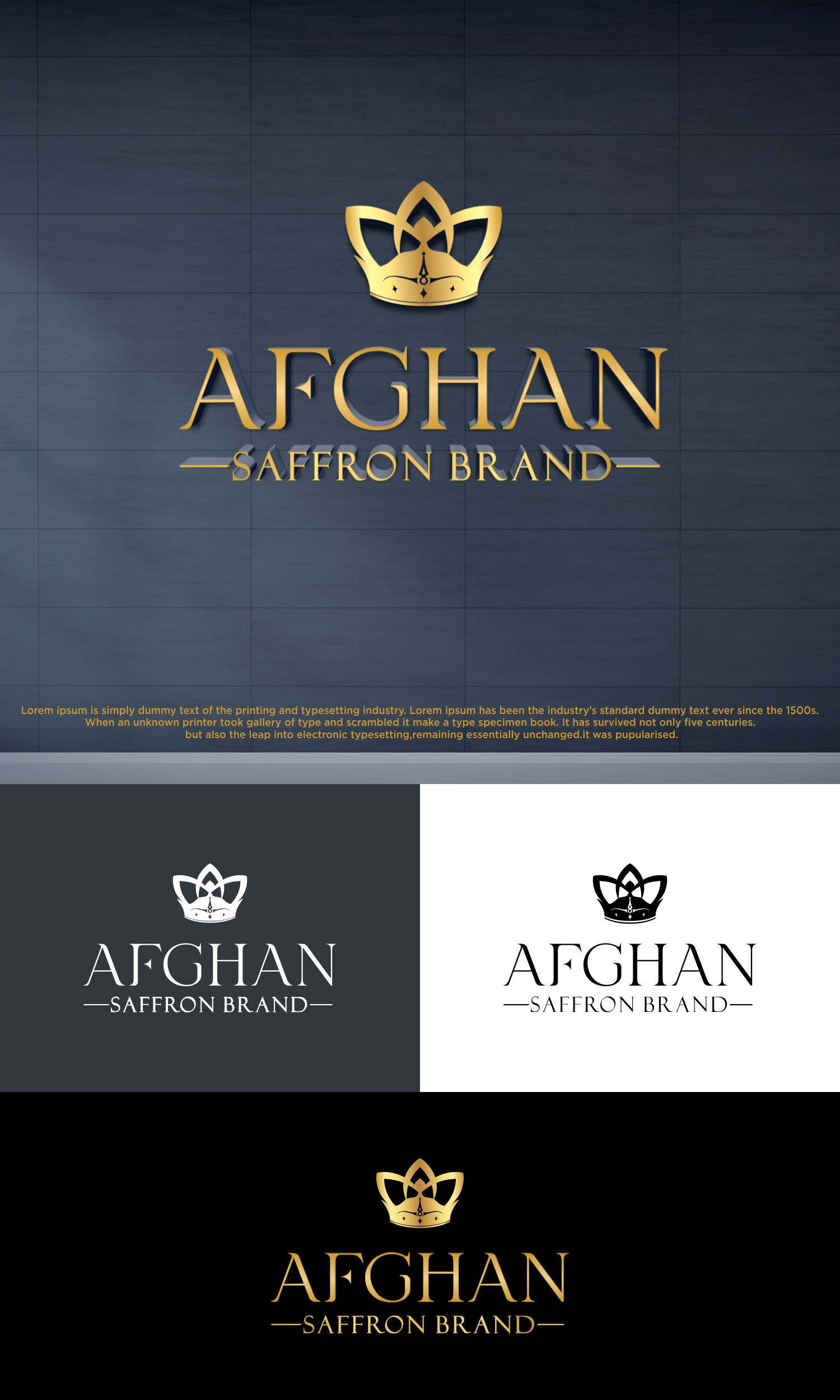 Logo Design by 2662 DESIGN for Afghan Saffron USA, LLC | Design #31891724