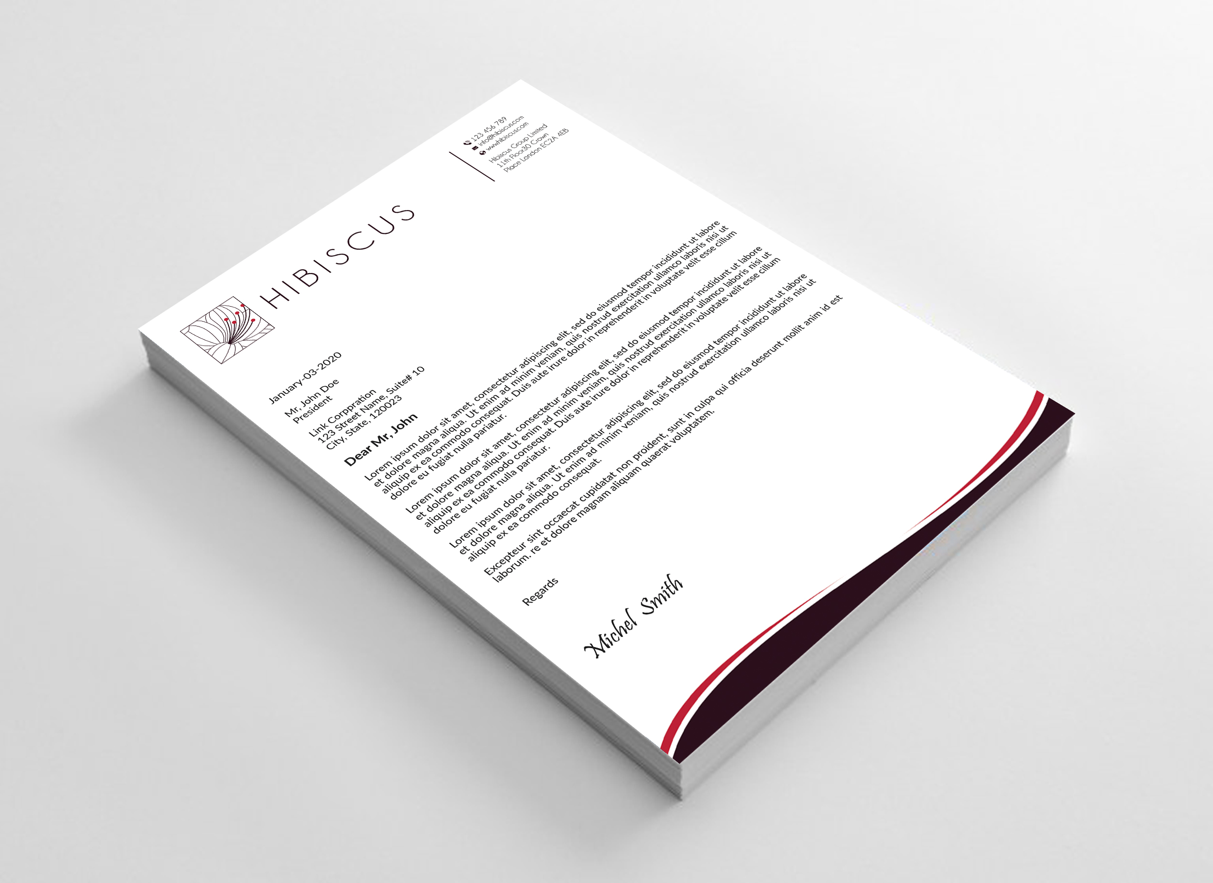 Letterhead Design by Expert Bappy for this project | Design #31894788