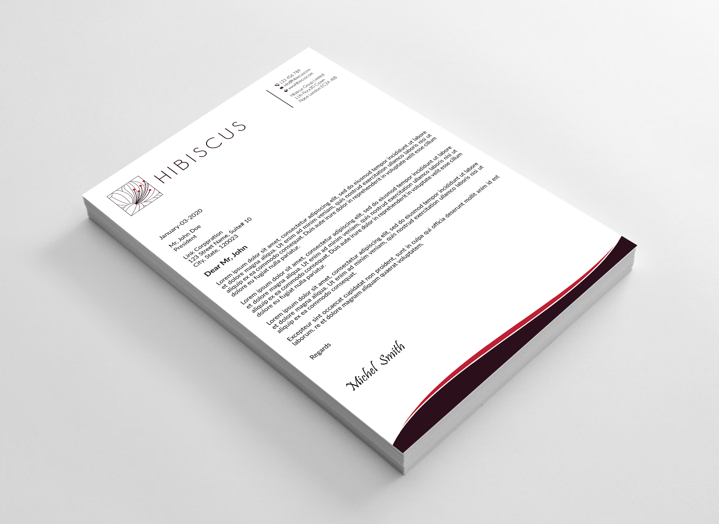 Letterhead Design by Expert Bappy for this project | Design #31894790