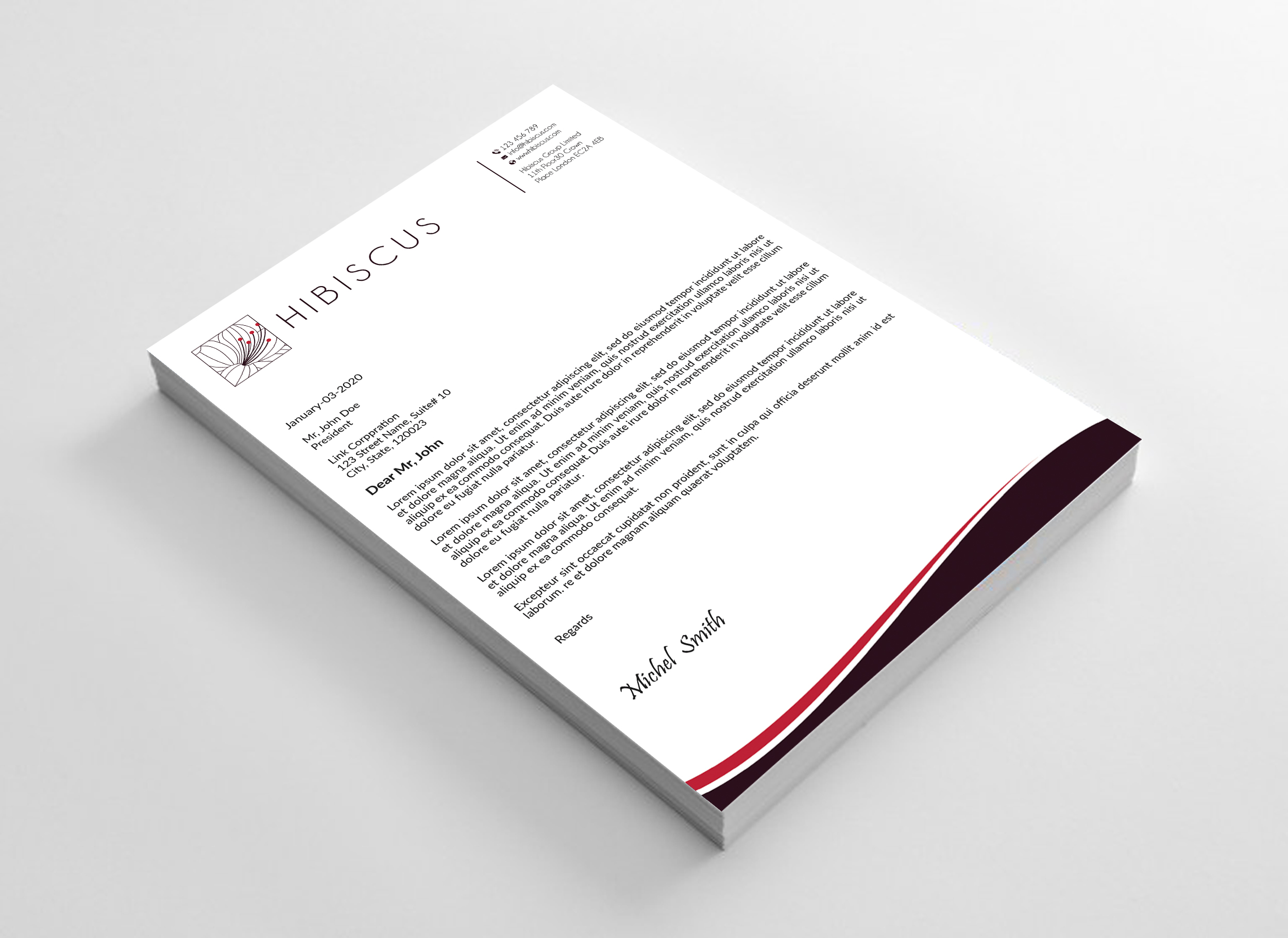 Letterhead Design by Expert Bappy for this project | Design #31894791