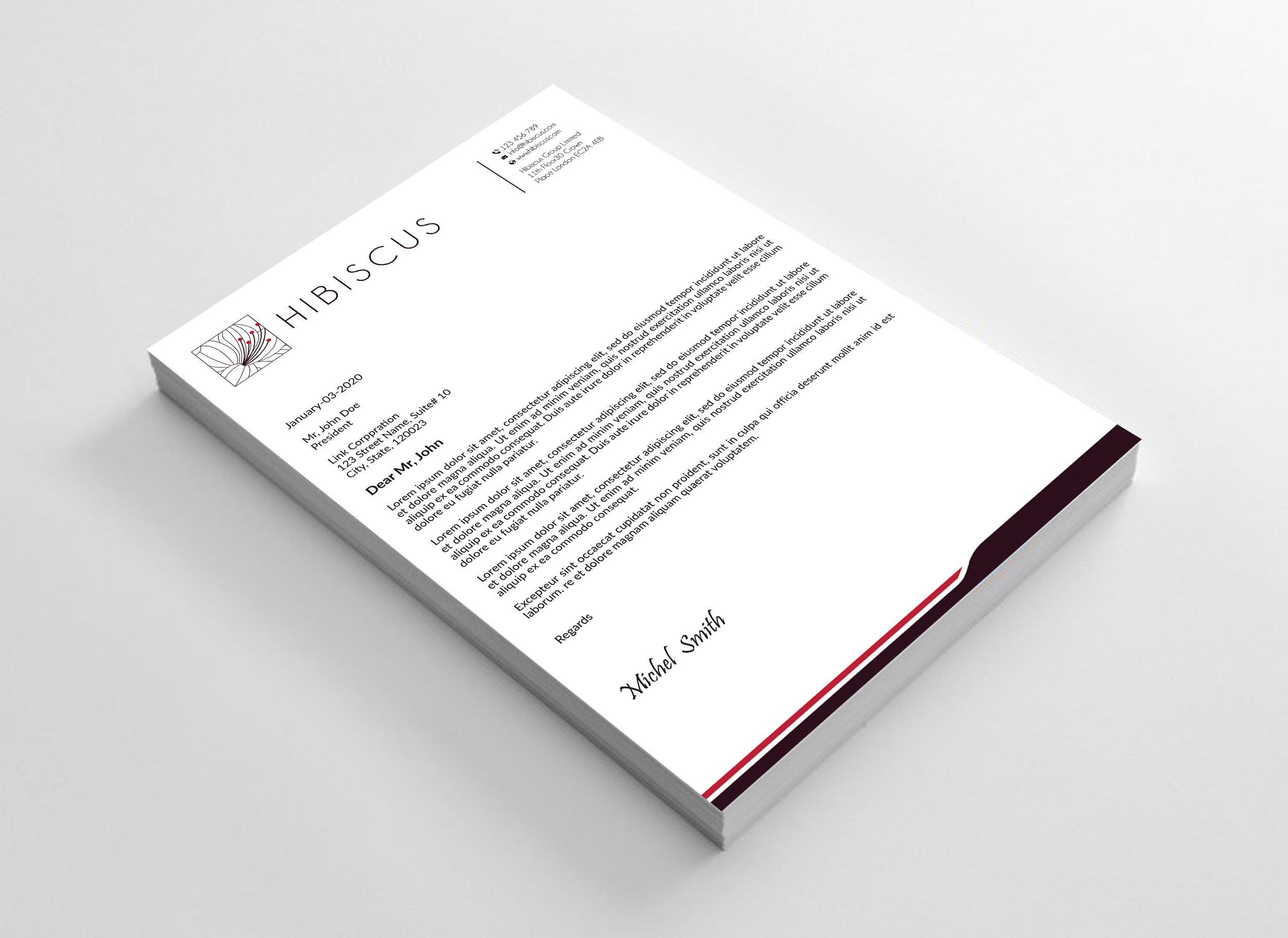Letterhead Design by Expert Bappy for this project | Design #31894813