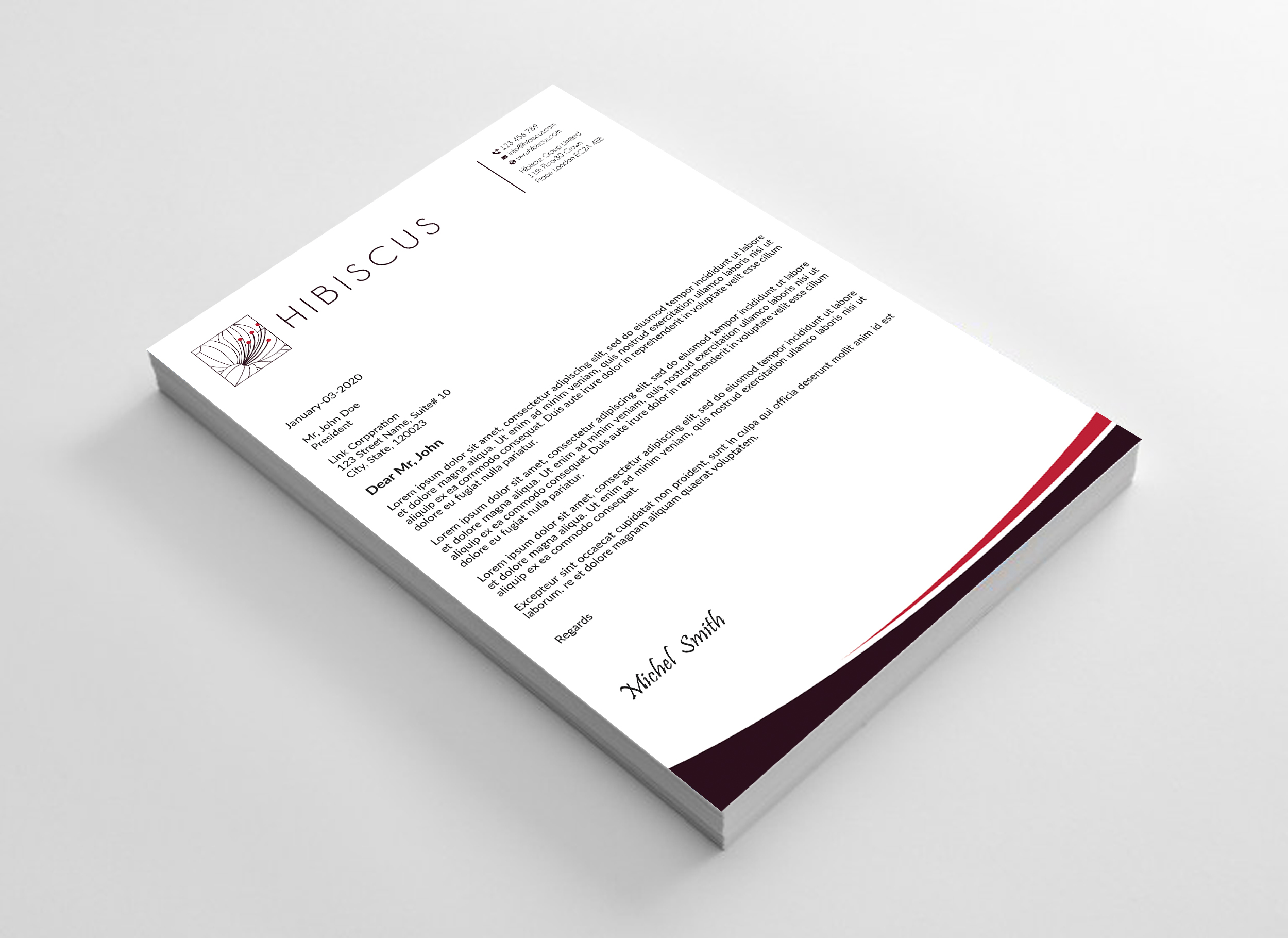 Letterhead Design by Expert Bappy for this project | Design #31894814