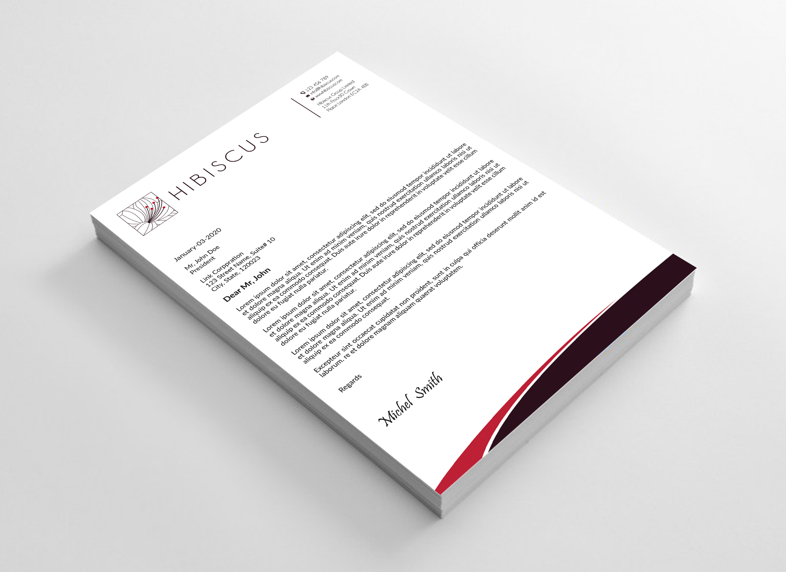 Letterhead Design by Expert Bappy for this project | Design #31894815