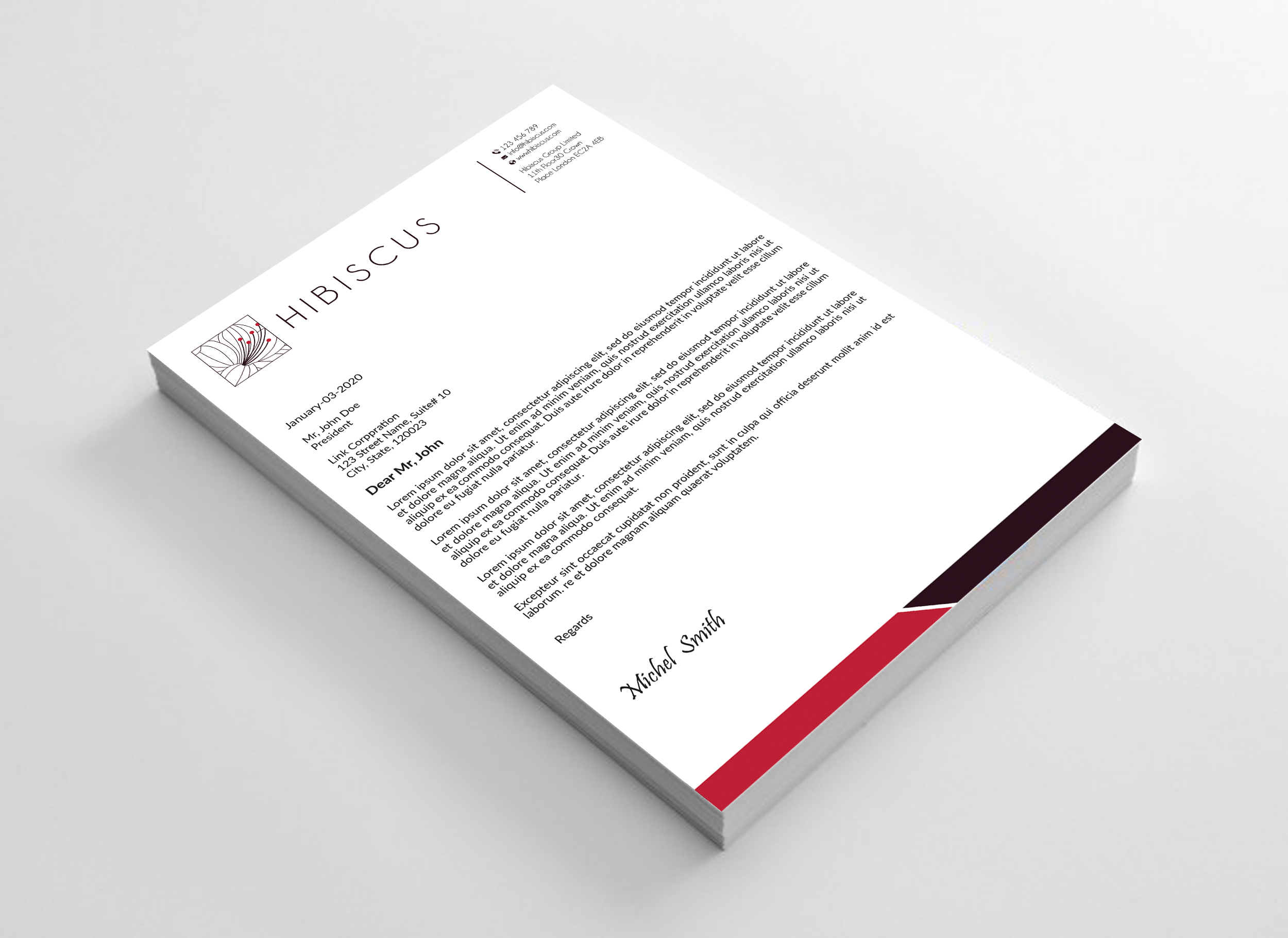 Letterhead Design by Expert Bappy for this project | Design #31894842