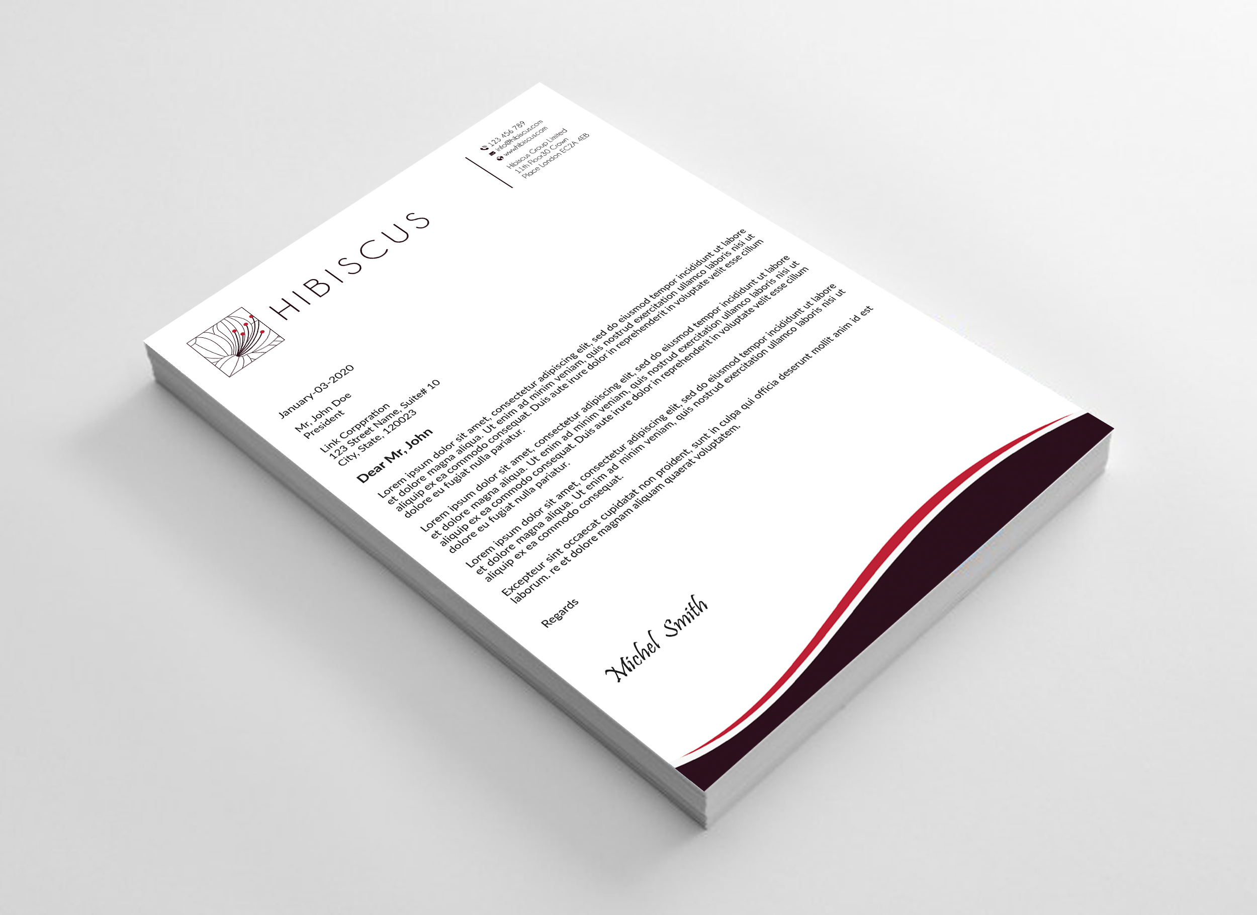 Letterhead Design by Expert Bappy for this project | Design #31894843