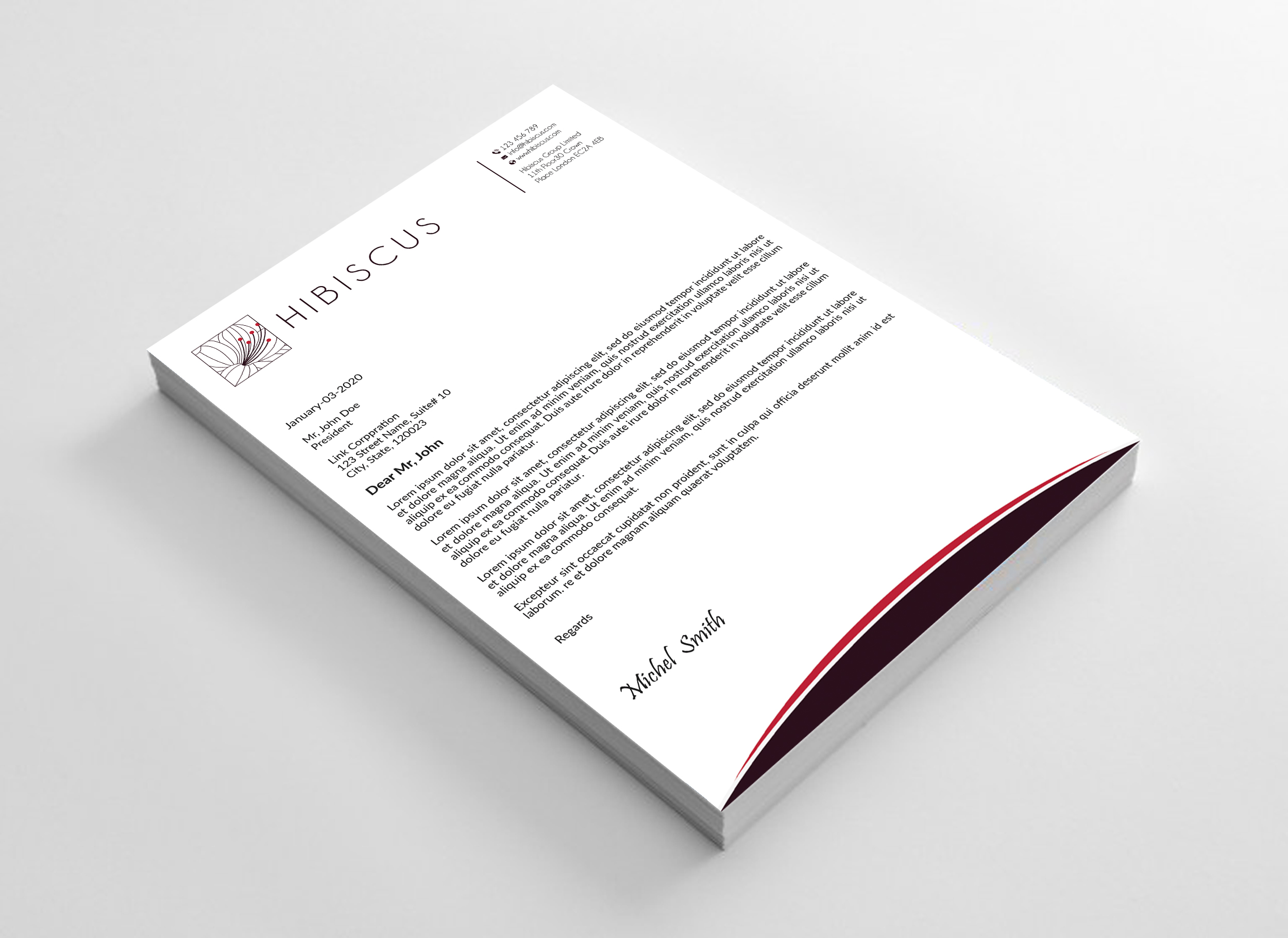 Letterhead Design by Expert Bappy for this project | Design #31894845
