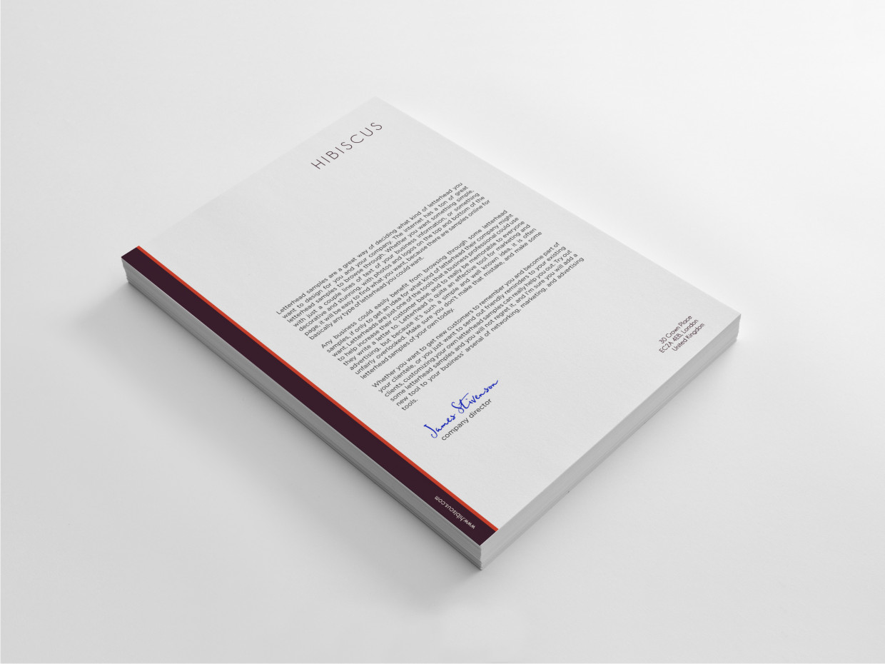 Letterhead Design by Atvento Graphics for this project | Design: #31952032