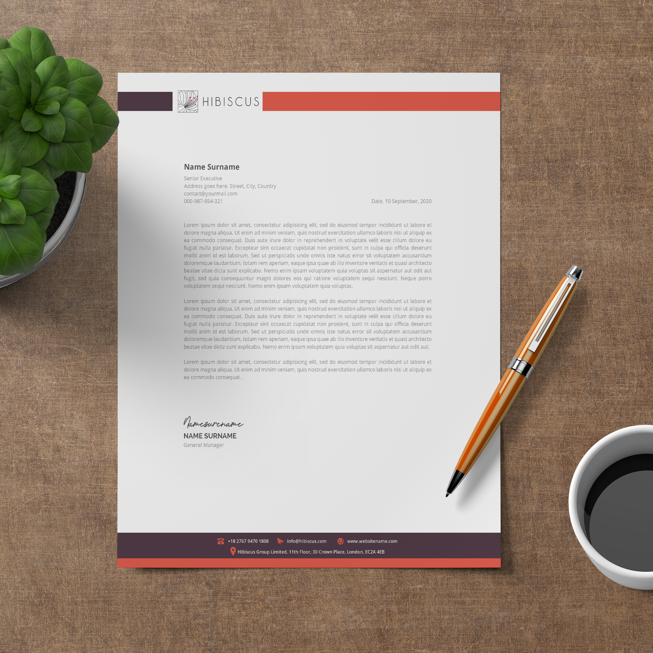 Letterhead Design by creativeoutline for this project | Design #31924646