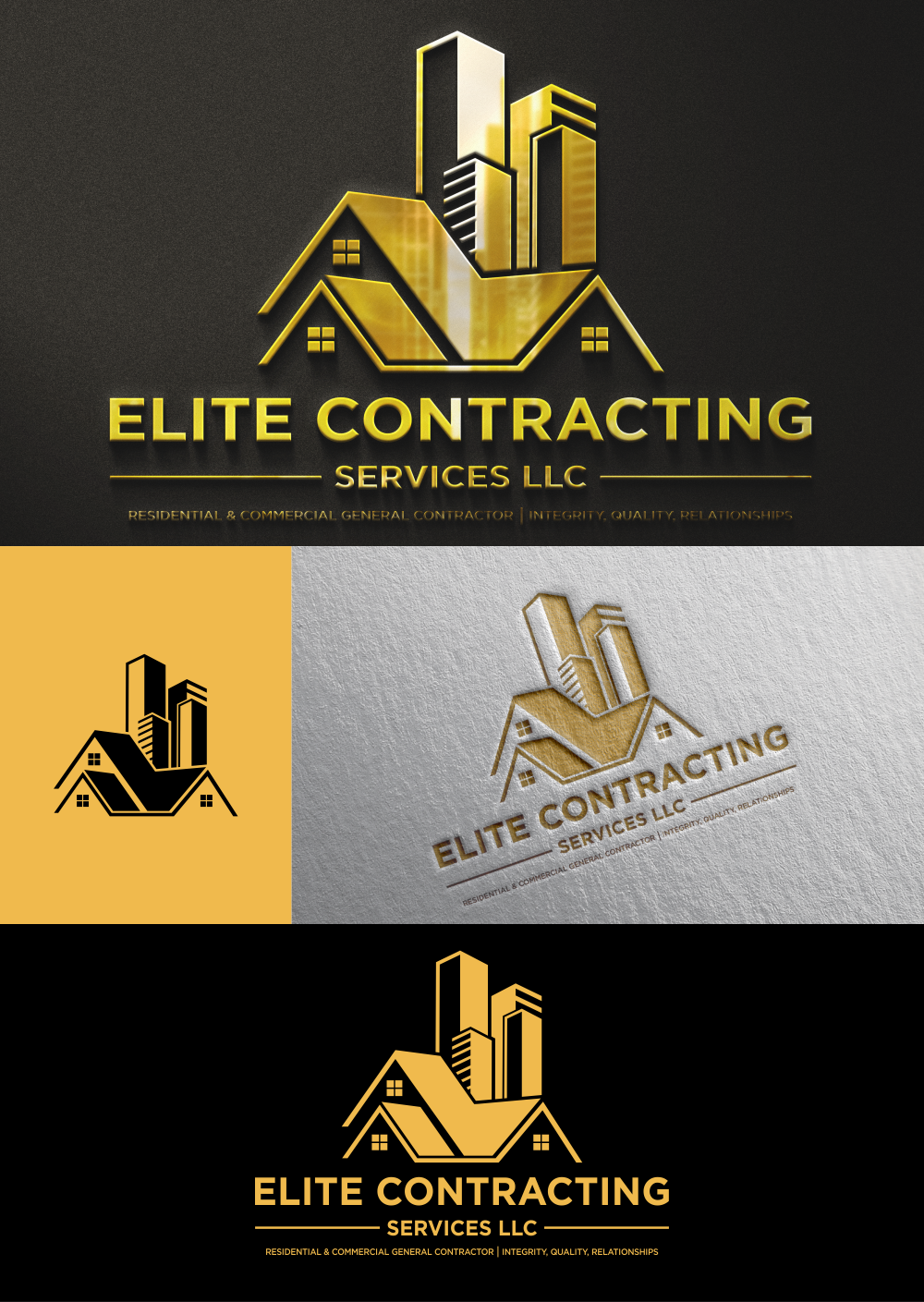 Logo Design by Buntu Pol for Elite Contracting Services, LLC | Design #31894256