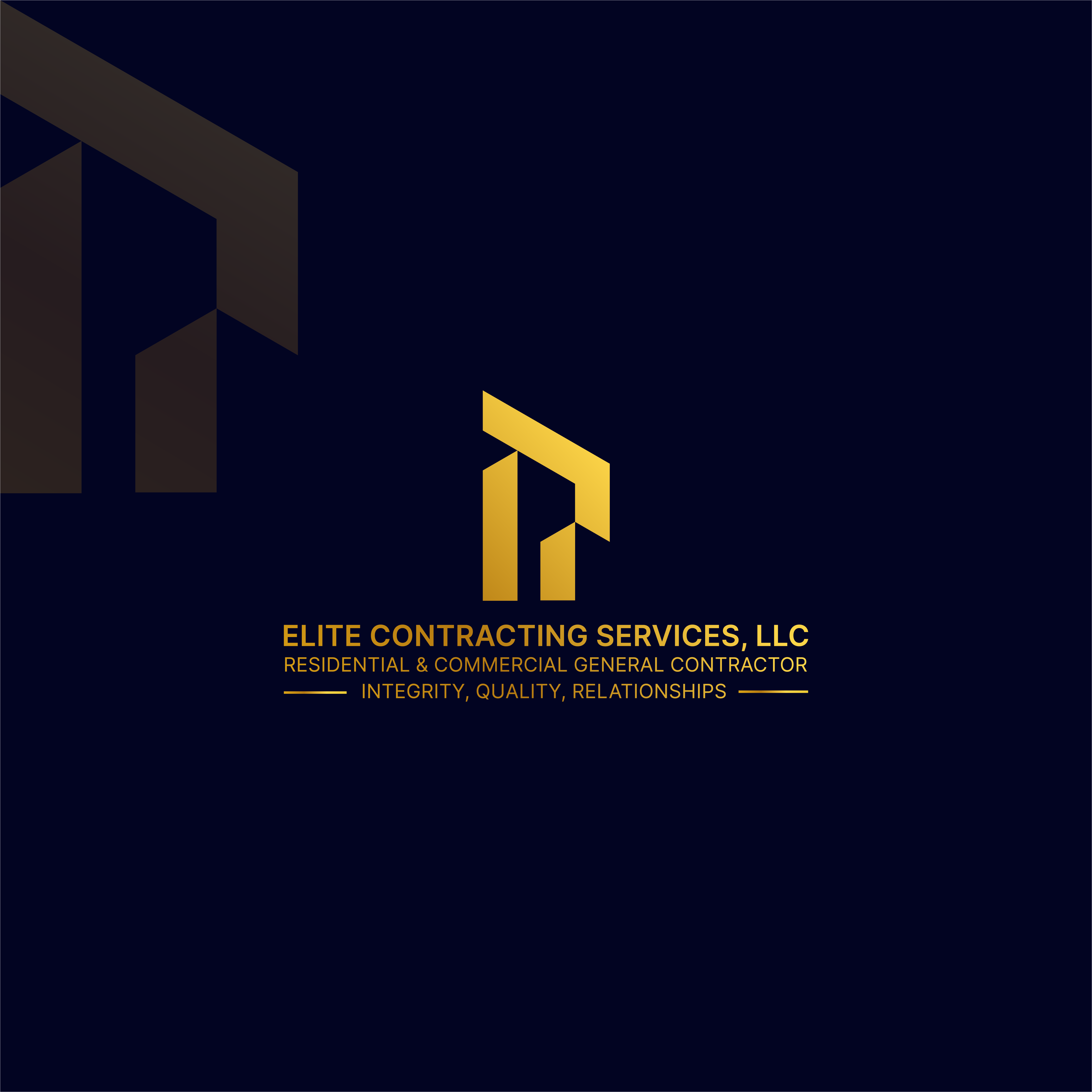Logo-Design von M. DARWISH für Elite Contracting Services, LLC | Design #31925822