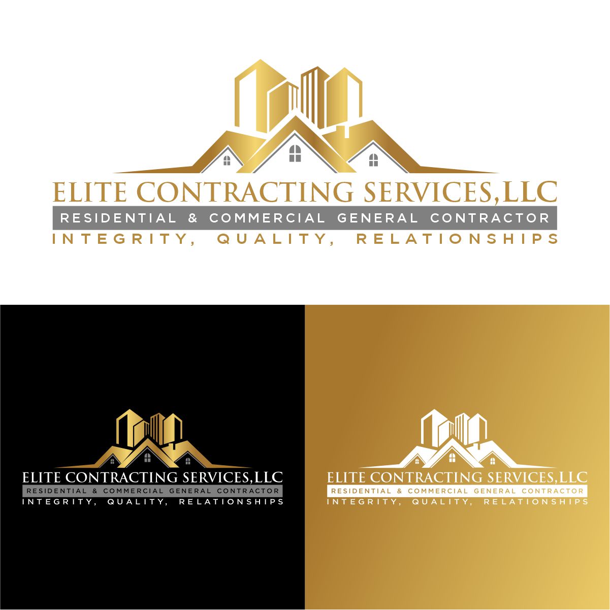 Logo Design by creative.bugs for Elite Contracting Services, LLC | Design #31906333