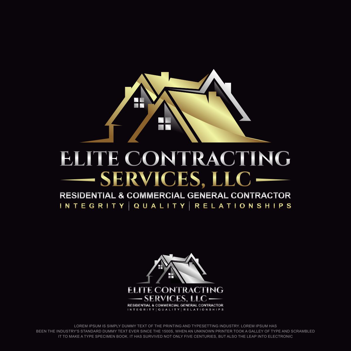 Logo Design by fly  design for Elite Contracting Services, LLC | Design #31907844