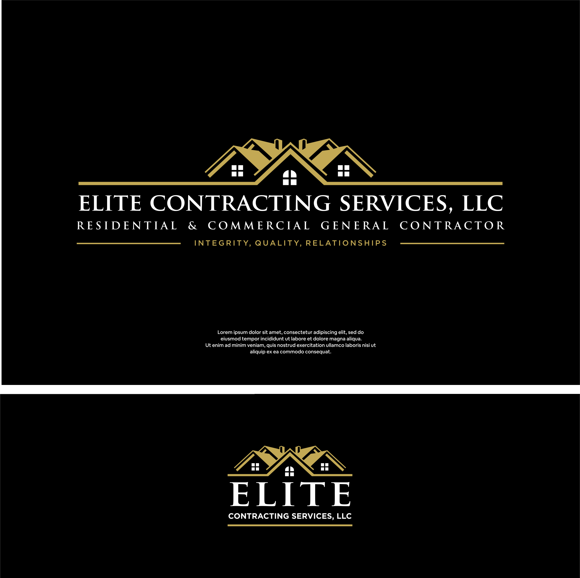 Logo-Design von DesignFirst für Elite Contracting Services, LLC | Design #31894527