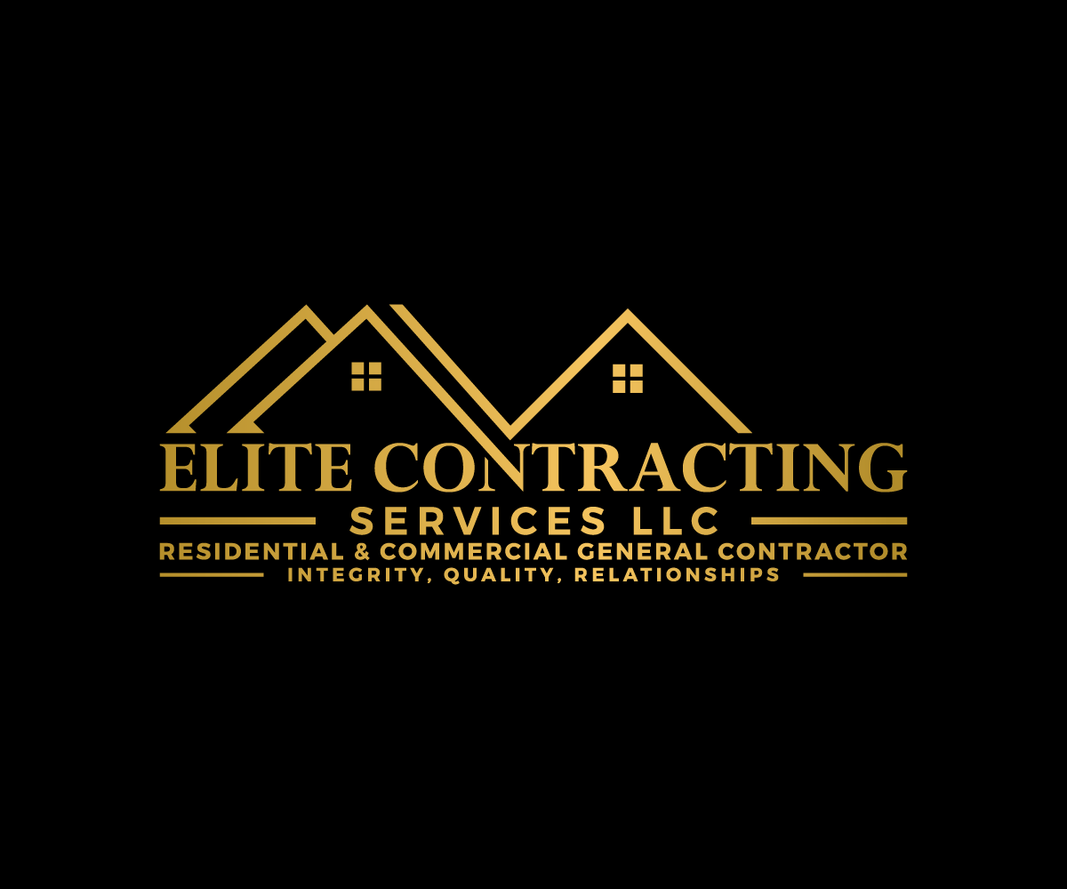 Logo Design by AlphabetZero.co.uk for Elite Contracting Services, LLC | Design #31910737