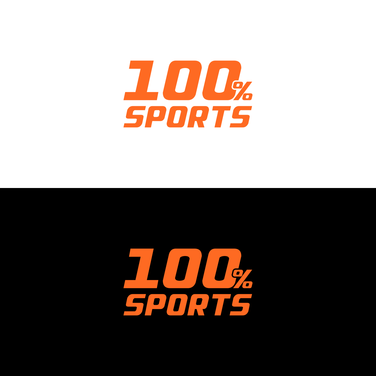 Logo Design by driptip for 100% Sport | Design #31922873