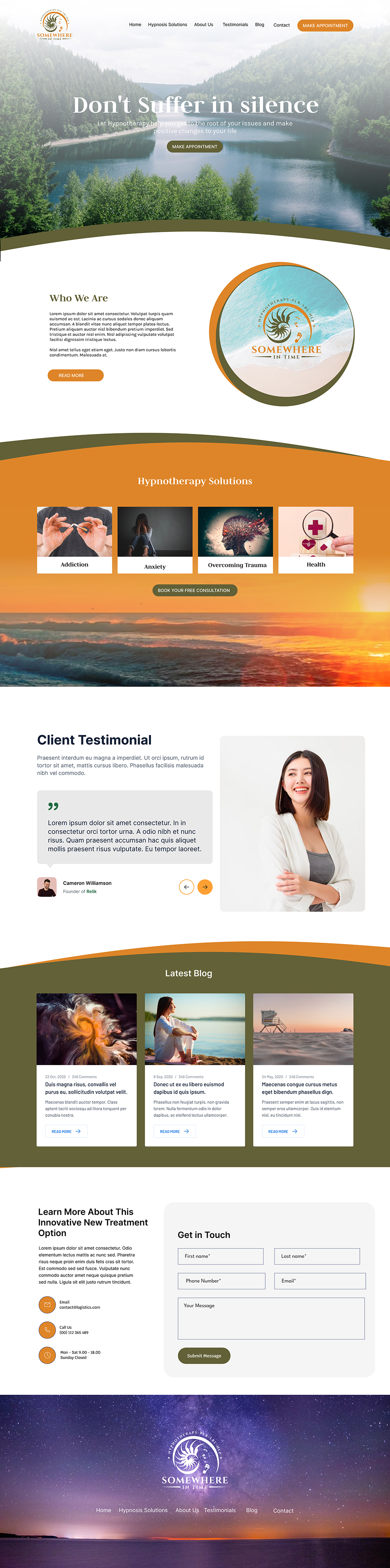 Diseño Web por DeriMH para Somewhere In Time | Diseño #31943716