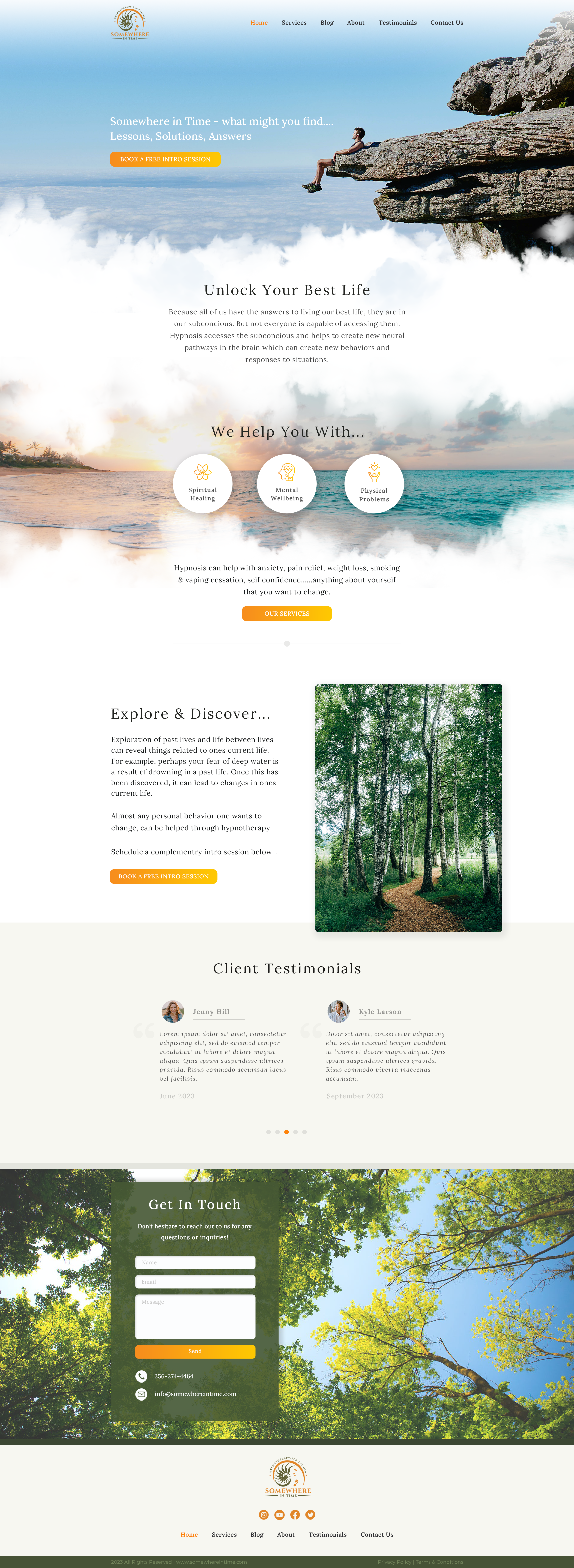 Web Design by C9 Designs for Somewhere In Time | Design #31905599