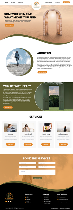 Web Design by WahDesign for Somewhere In Time | Design: #31922083
