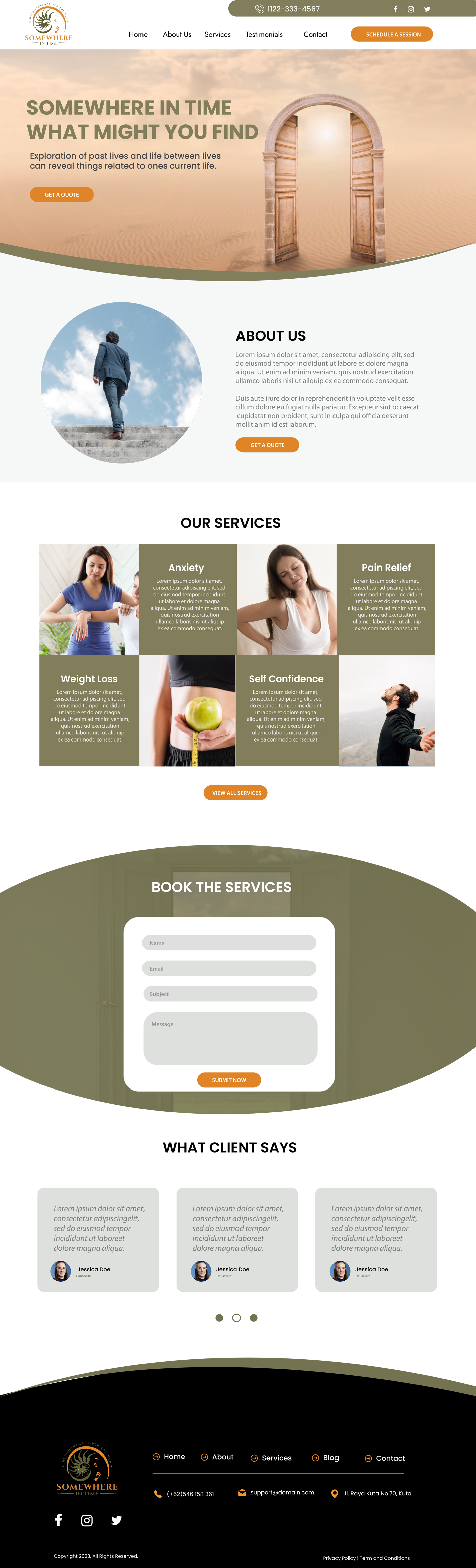 Web Design by WahDesign for Somewhere In Time | Design #31941483