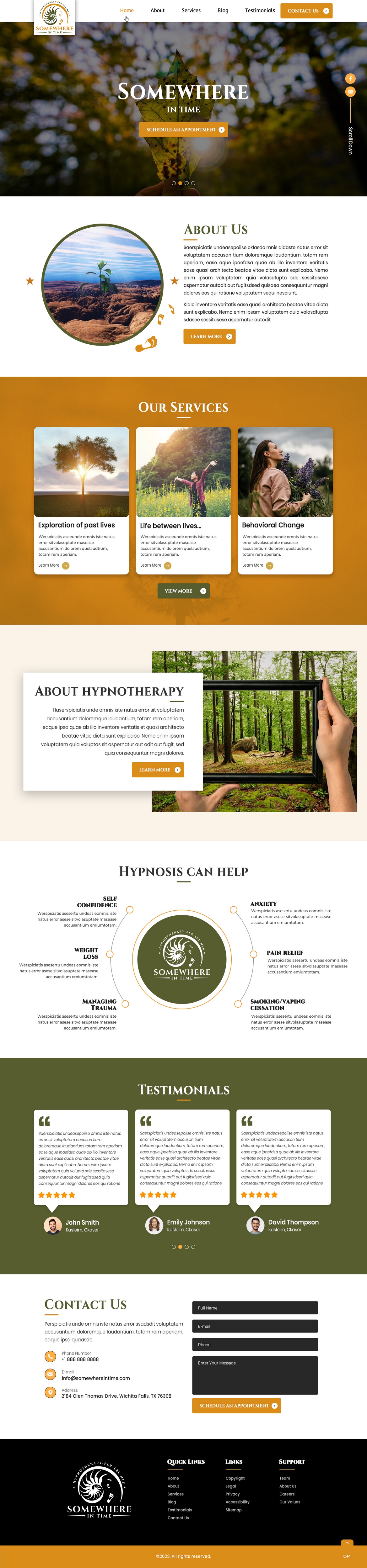 Web Design by pb for Somewhere In Time | Design #31907933