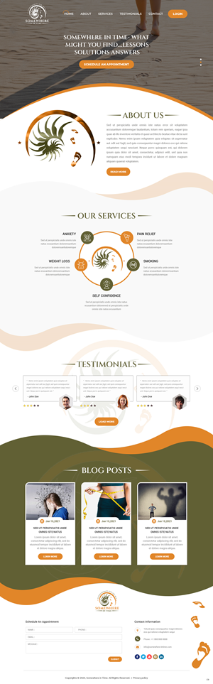 Web Design by pb for Somewhere In Time | Design: #31907935