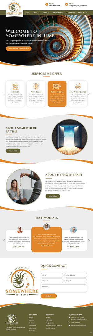 Web Design by pb for Somewhere In Time | Design: #31907936