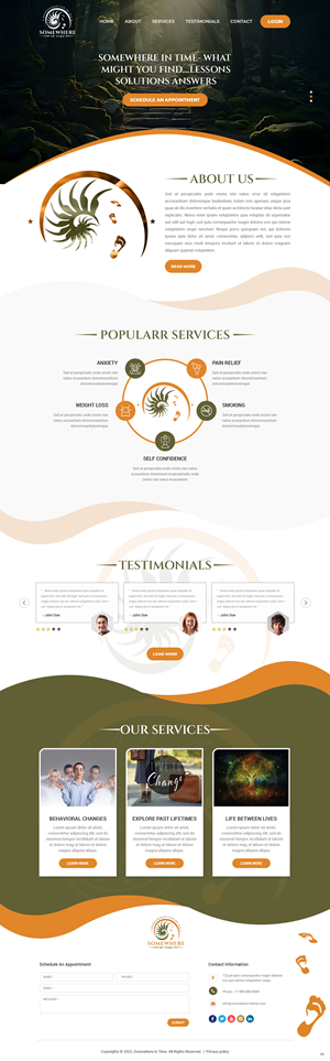 Web Design by pb for Somewhere In Time | Design: #31925019
