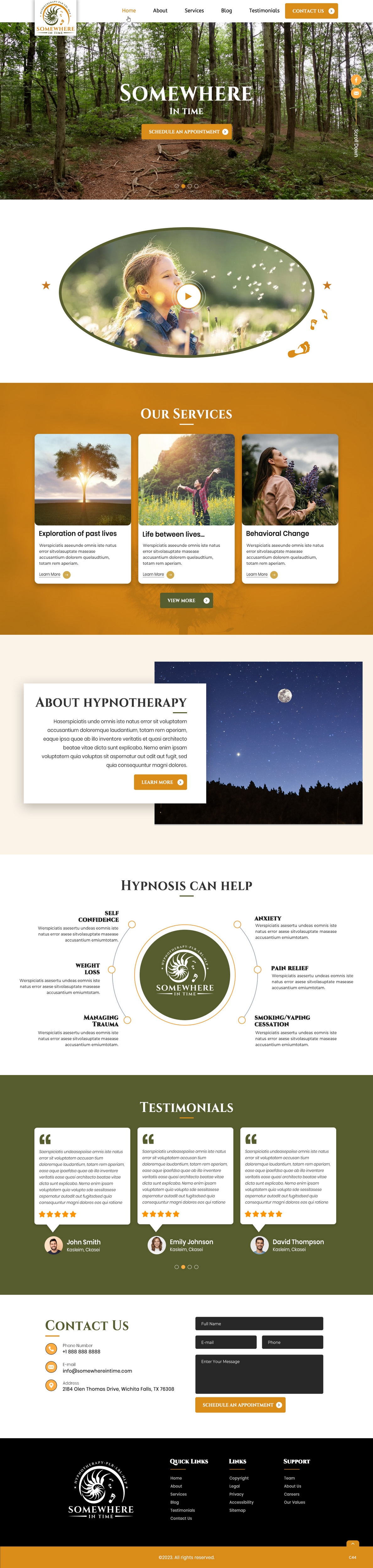 Web Design by pb for Somewhere In Time | Design #31929441