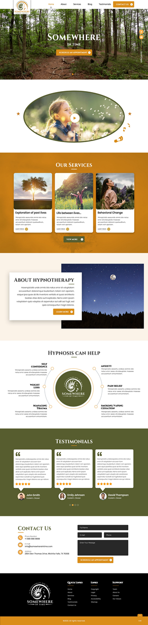 Web Design by pb for Somewhere In Time | Design: #31929441