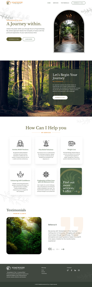 Web Design by Wolfpencil Designs for Somewhere In Time | Design: #31932246