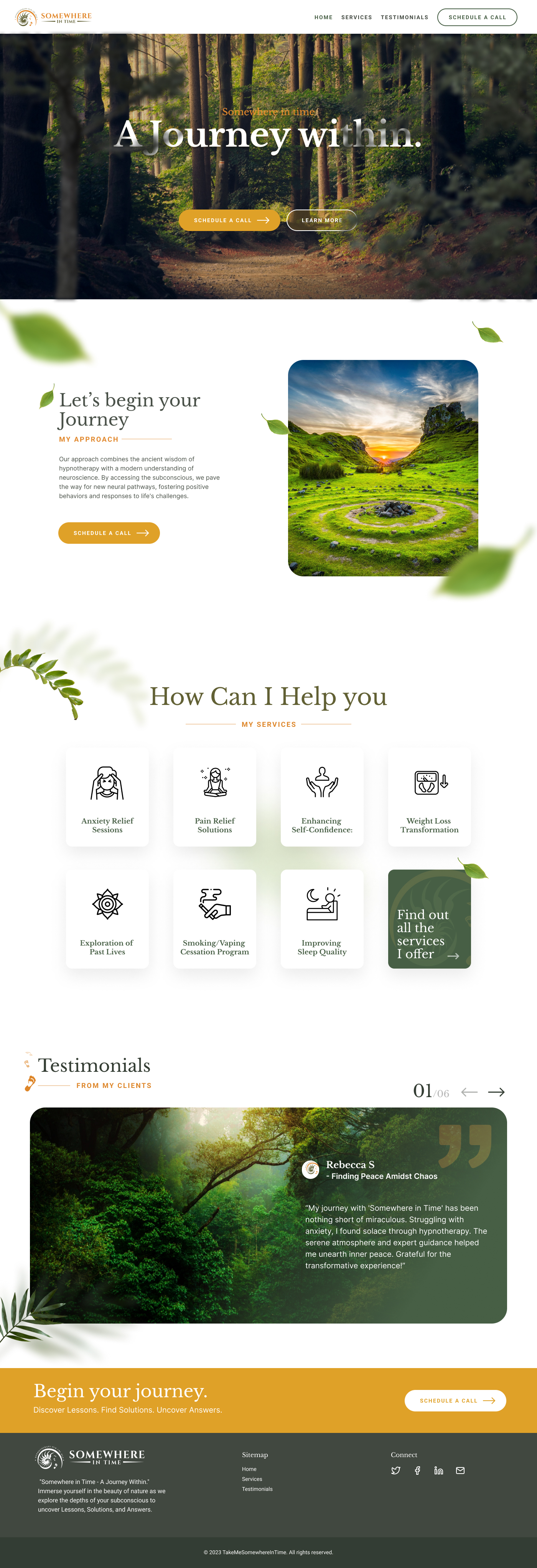 Web Design by Wolfpencil Designs for Somewhere In Time | Design #31937093