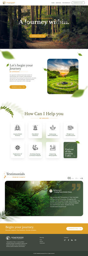 Web Design by Wolfpencil Designs for Somewhere In Time | Design: #31937093