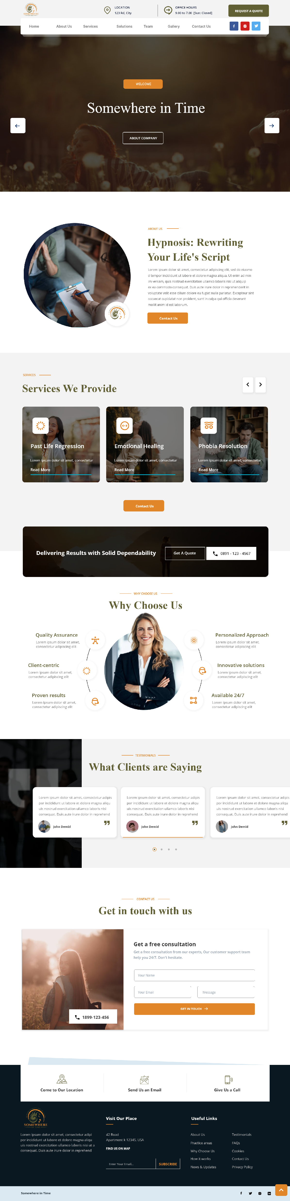 Web Design by Andrew Asiimwe for Somewhere In Time | Design #31941715