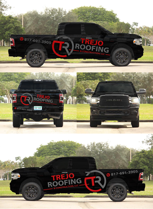 Car Wrap Design by Kira M. for Trejo Roofing and construction  | Design #31948297