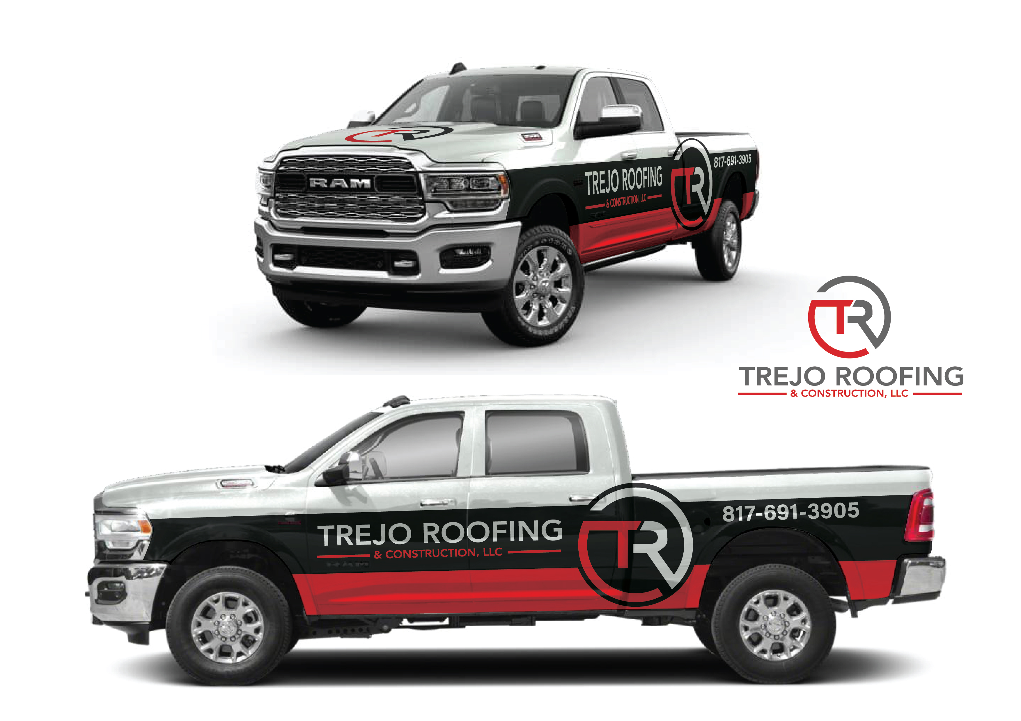 Car Wrap Design by FAIZ HAIQAL for Trejo Roofing and construction  | Design #31947652