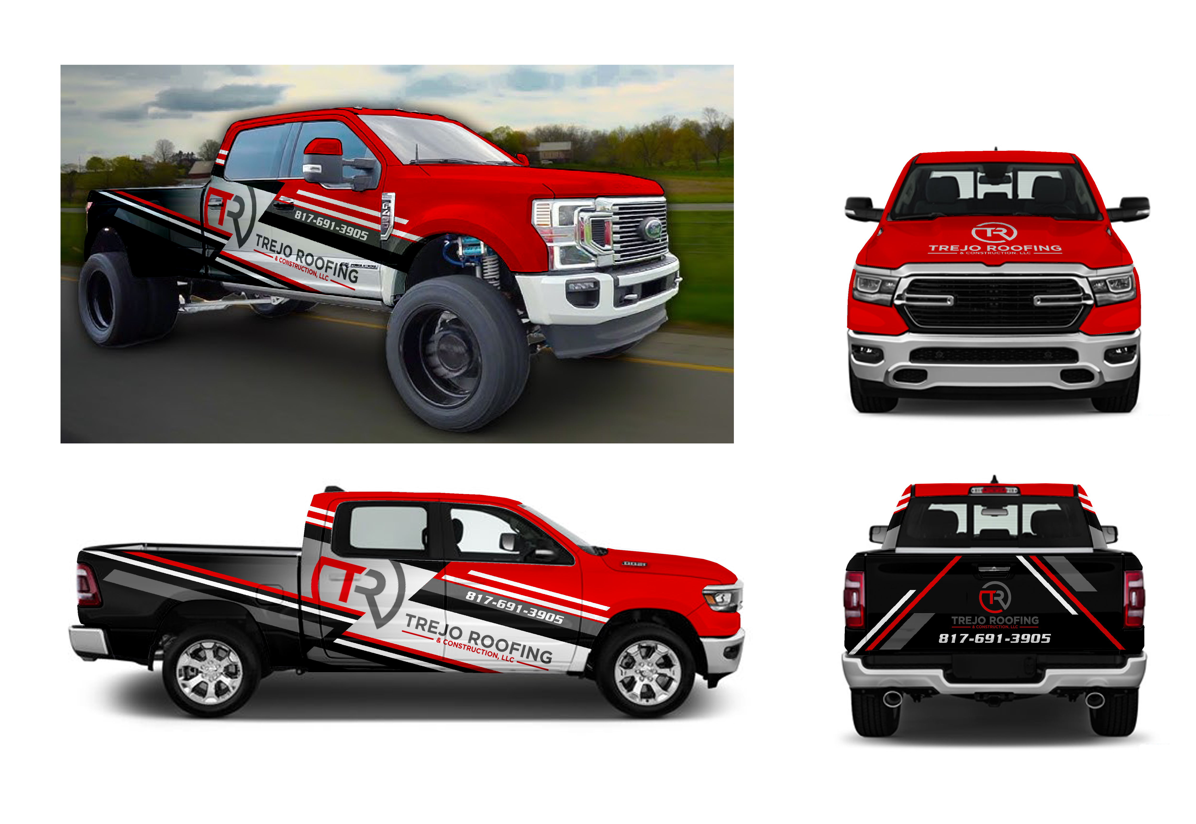 Car Wrap Design by ANGGI MAULANA PRAKOSO for Trejo Roofing and construction  | Design #31927710