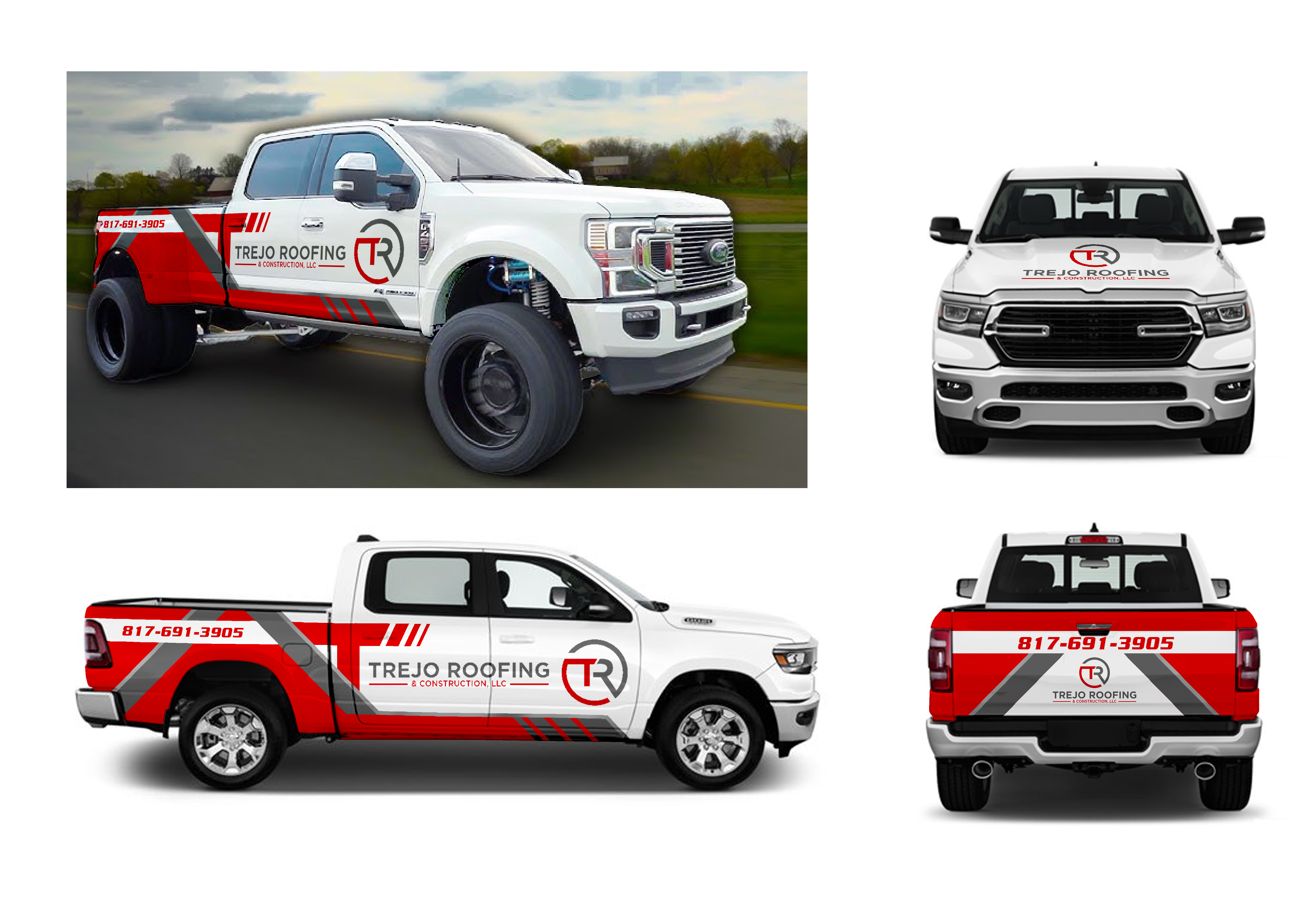 Car Wrap Design by ANGGI MAULANA PRAKOSO for Trejo Roofing and construction  | Design #31929102