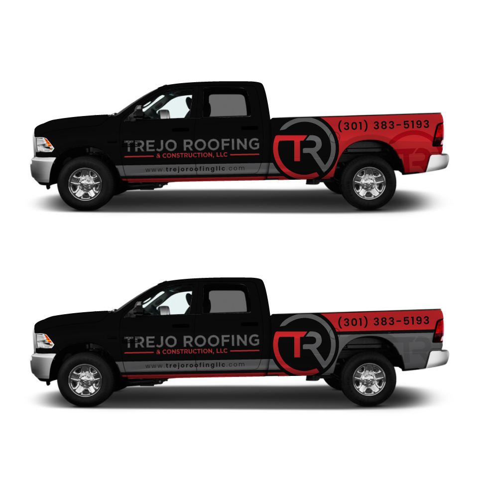 Car Wrap Design by Yoga Tri for Trejo Roofing and construction  | Design #31914988